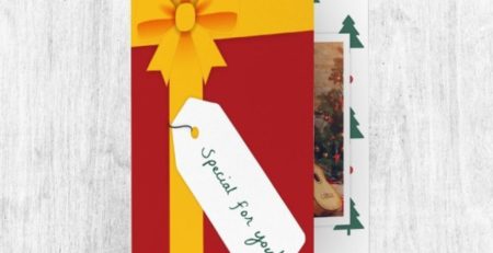 Christmas gift muziekkaart
