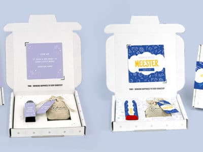 Inhoud Brievenbus cadeau Juf en Meester Janzen
