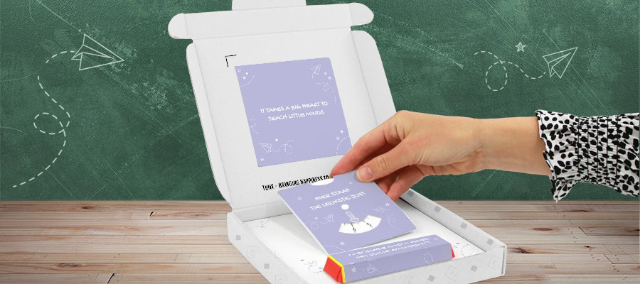 Letterbox gift blog for teacher's day