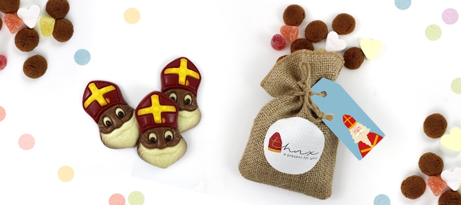 Brievenbus Cadeau Sinterklaas Zakelijk Relatiegeschenk voor Sinterklaas Pepernoten Chocolade