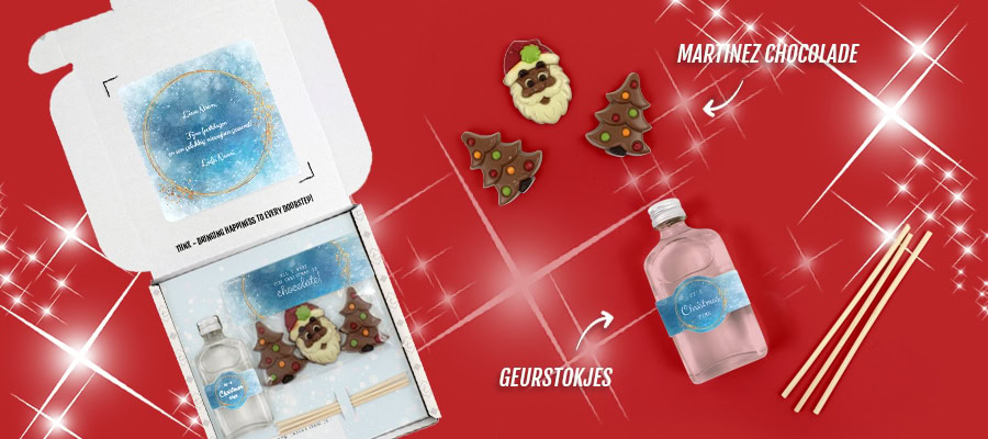 Mailbox package Christmas End of the year gifts Christmas packages Christmas Night Martinez Chocolate Fragrance sticks