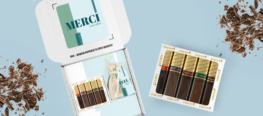 Letterbox package World Chocolate Day Merci Flower Seeds