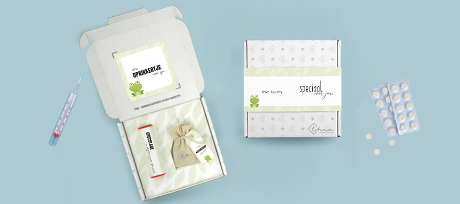 Brievenbus cadeau beterschap opkikkertje