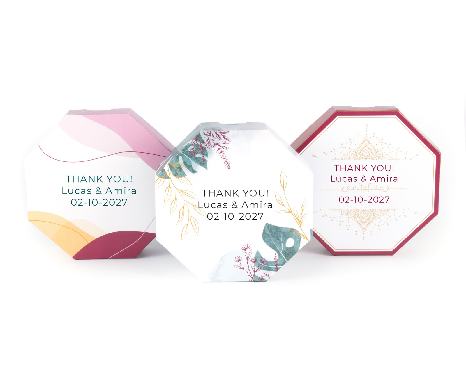 large personalised celebrations box wedding gift