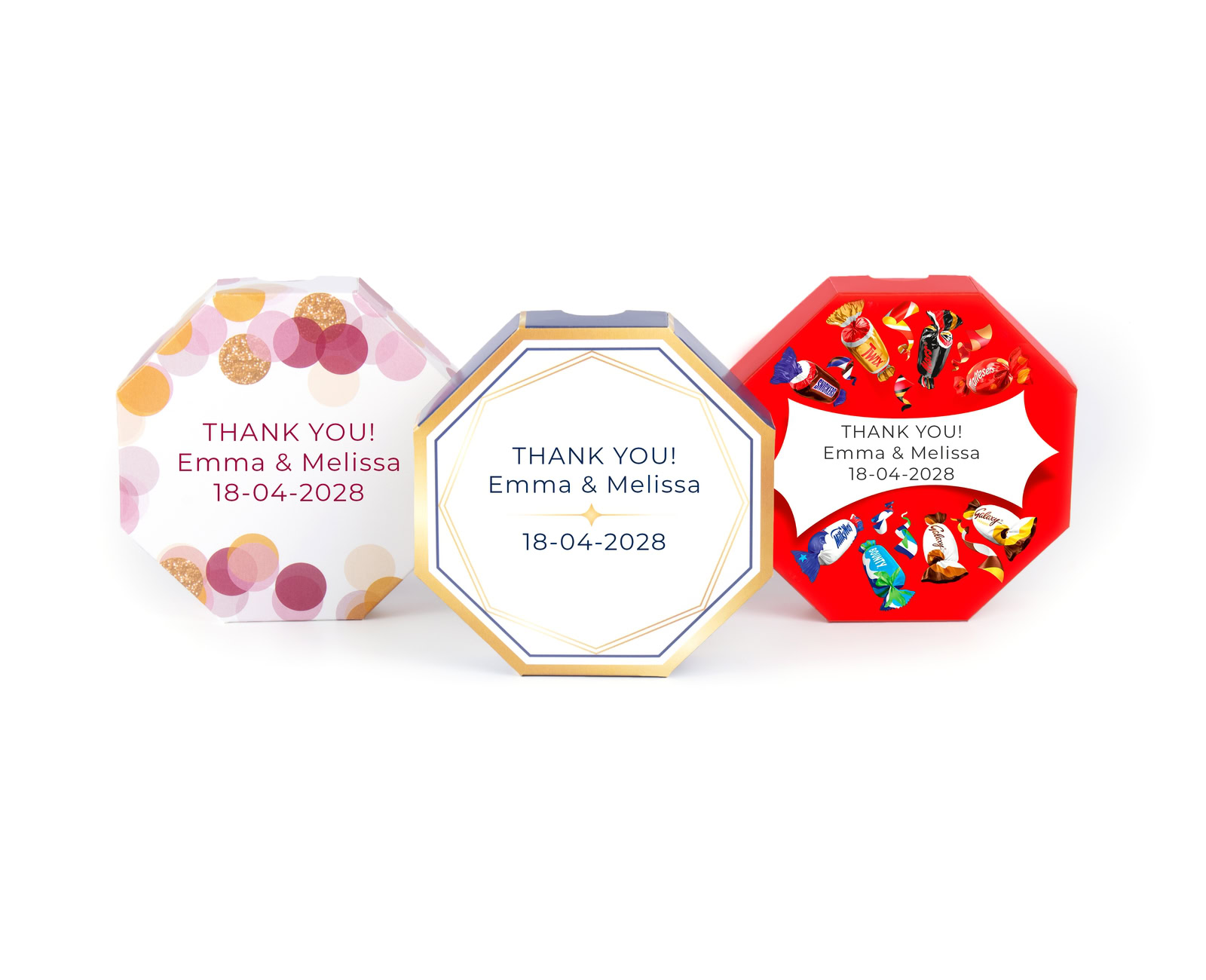 medium personalised celebrations boxes wedding thank you gifts