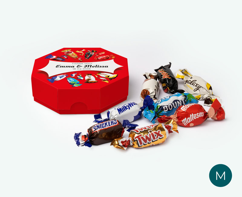 medium personalised celebrations box wedding thank you gifts