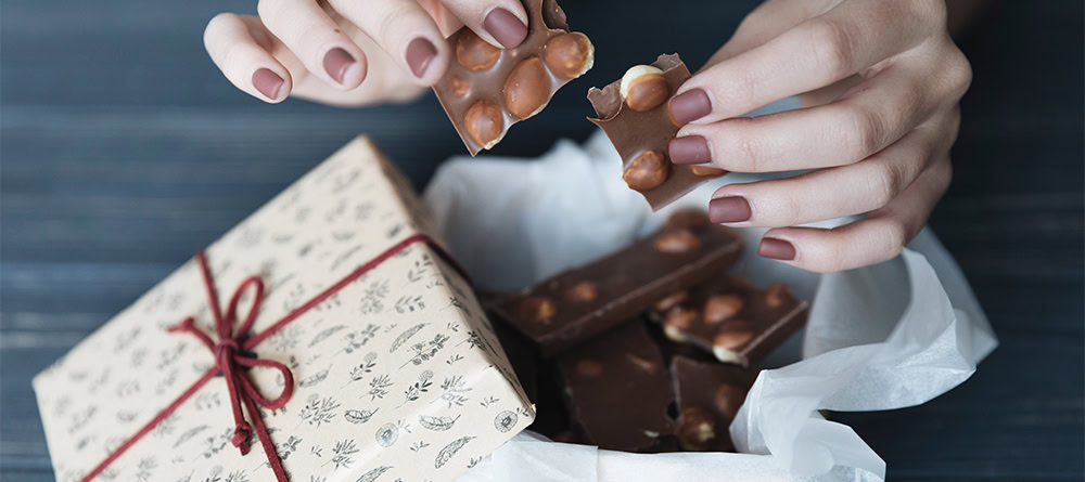 Gepersonaliseerde chocolade bedankjes en cadeaus