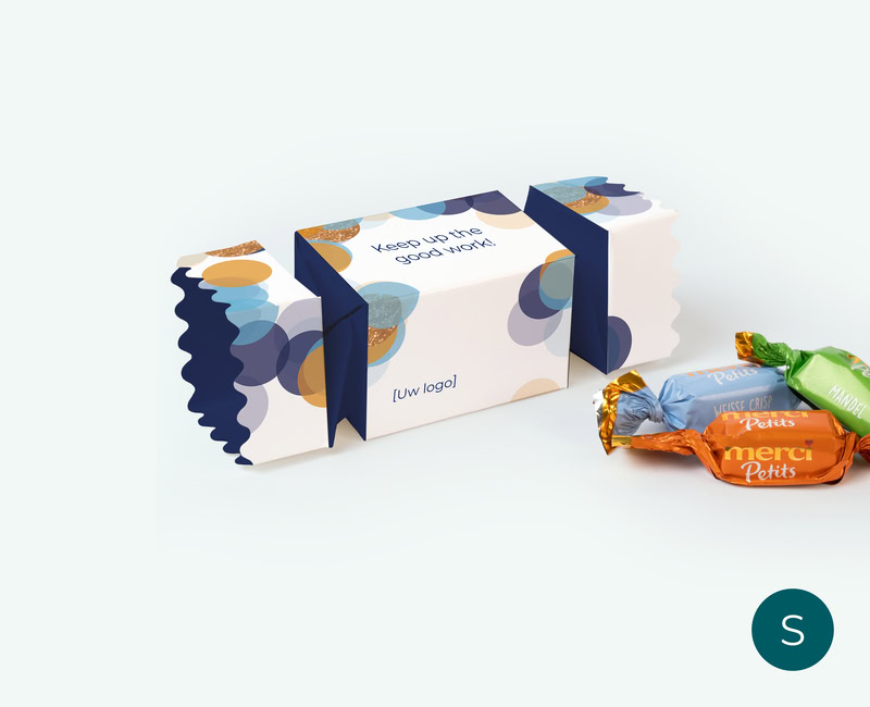 small personalised gift box merci business thank you