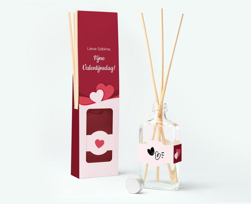Personalised fragrance sticks relaxed Valentine's Day thank you gifts