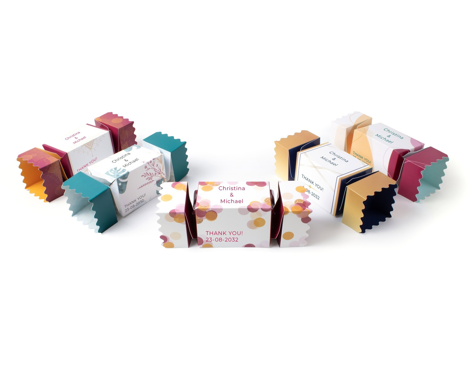 medium personalised gift boxes merci thank you Valentines Day
