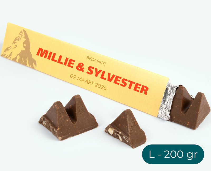 grote gepersonaliseerd Toblerone doosjes Valentijnsdag cadeaus