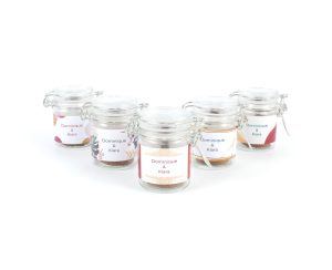 weck jar green small sustainable personalised thank you for Valentine's Day