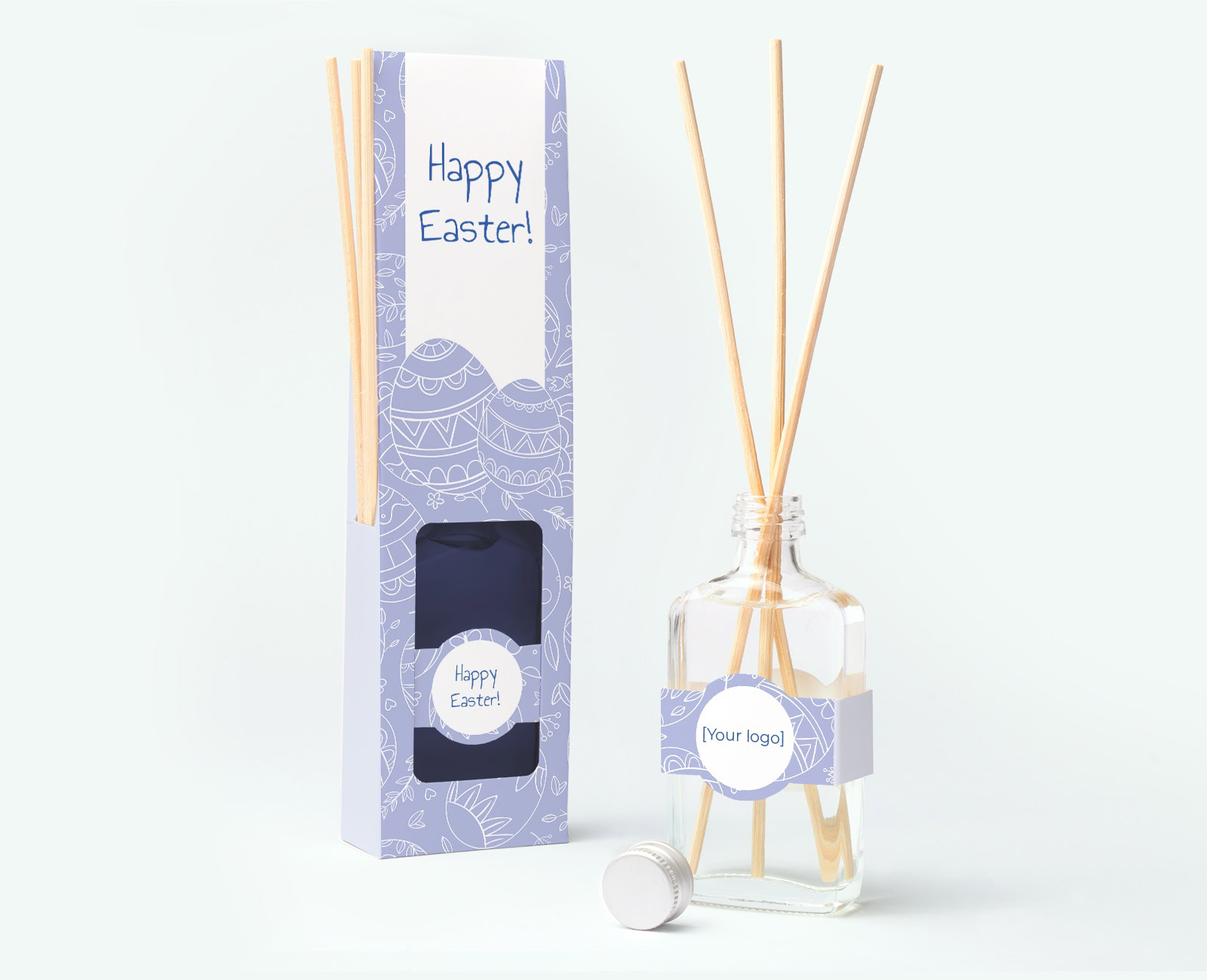 personalised fragrance sticks relaxed Easter promotional gift with logo