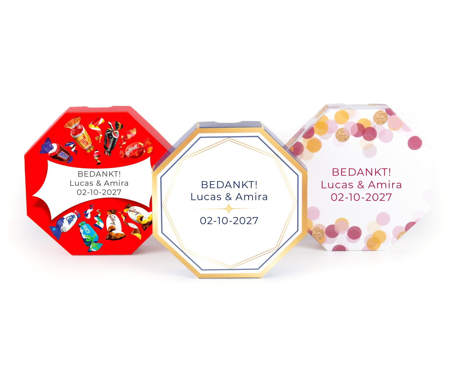 groot gepersonaliseerd celebrations doosje moederdag cadeau