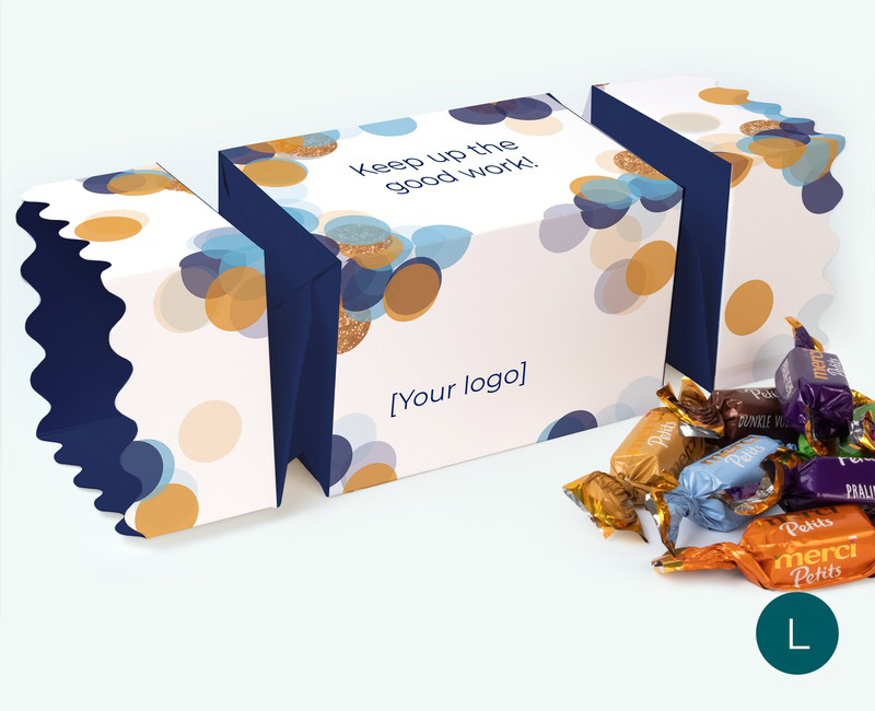 Mailbox gift - thank you gift - Merci chocolate - flower seeds (personalised)