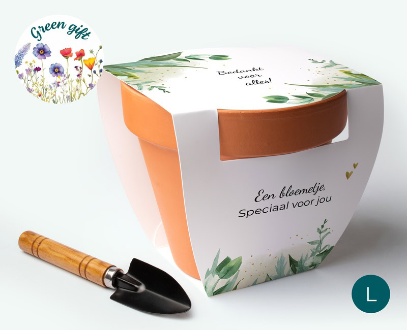 bloempot met naam als groot duurzaam cadeau