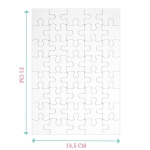 Formaat puzzel uitnodiging