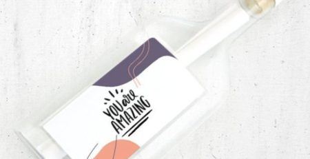 Send greeting card in the form of bottle mail