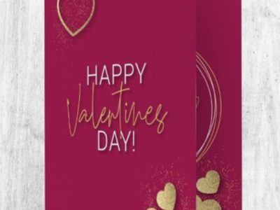 sample valentine music card