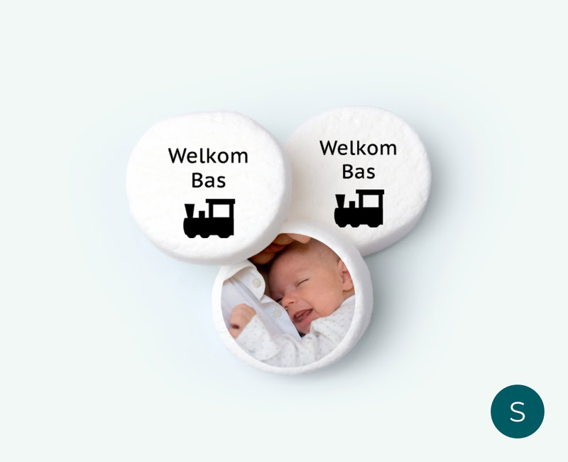 bedrukte lolly geboorte