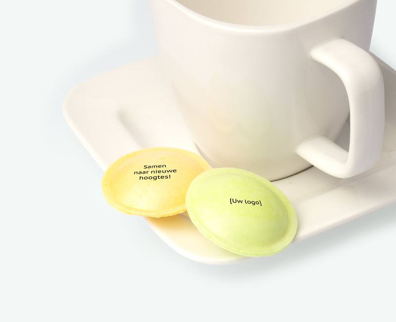 Printed ufo with text business or on a platter