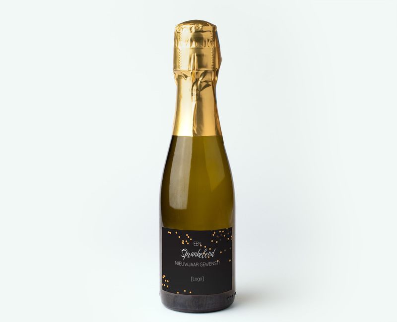 personalised prosecco thank you gift