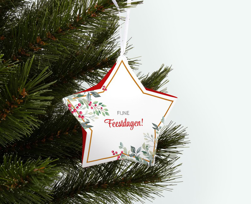 Star box filled with chocolate used as promotional gift