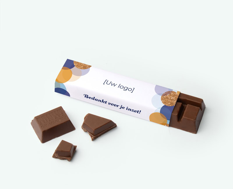 Printed tony chocolonely small used as a business thank-you gift