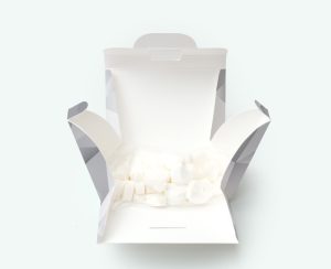 Personalised bag as candy thanks for business associates