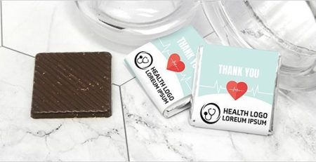Bedankjes voor collega in de vorm chocola als bedankje collega zorg