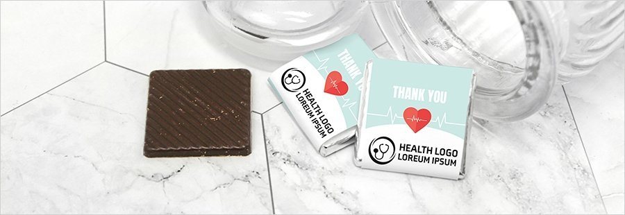 Bedankjes voor collega in de vorm chocola als bedankje collega zorg