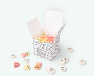 cube box printed candy l