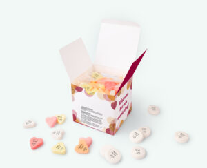 cube box printed candy l wedding