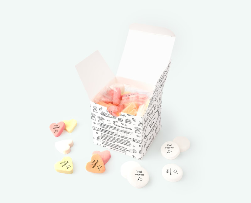 cube box printed candy m