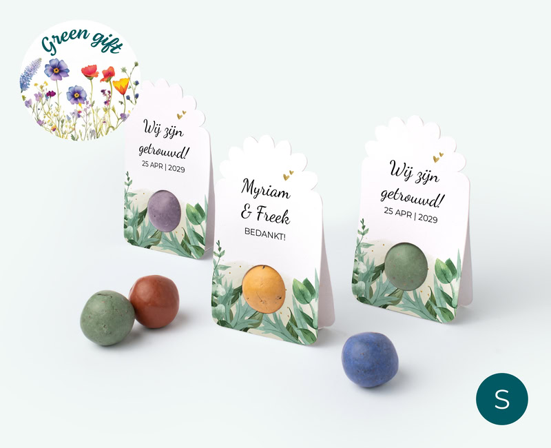 seed bombs s wedding thank you sustainable