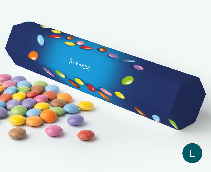 smartiedoosje l zakelijk cadeau logo smarties