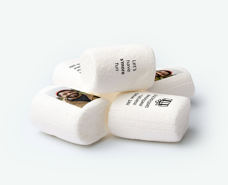 printed marshmallows photo party