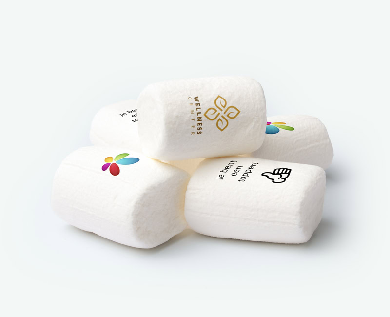 printed marshmallows logo