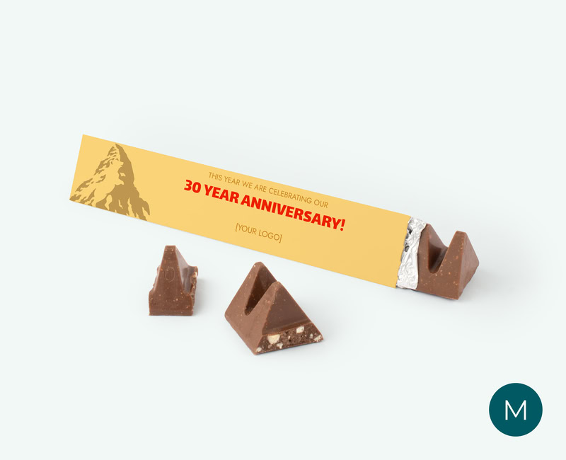 medium personalised Toblerone boxes business thank you gifts